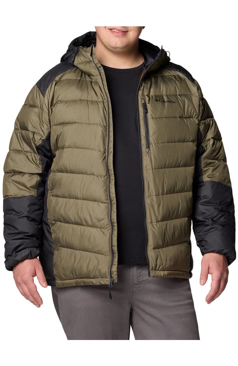 Columbia Big & Tall Labyrinth Loop II Hooded Jacket, Main, color, Stone Green