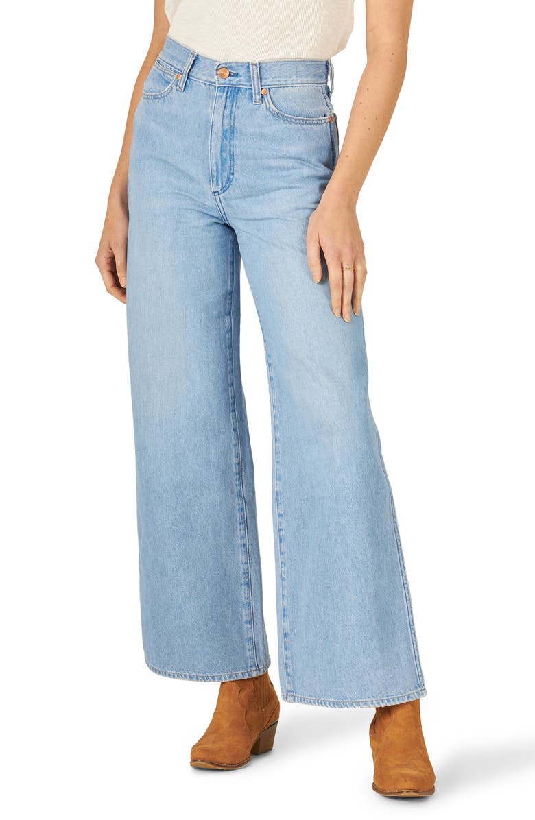 Wrangler World Wide Heritage Wide Leg Jeans, Main, color, 