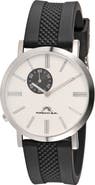 PORSAMO BLEU Bennett Silicone Strap Watch, 40mm