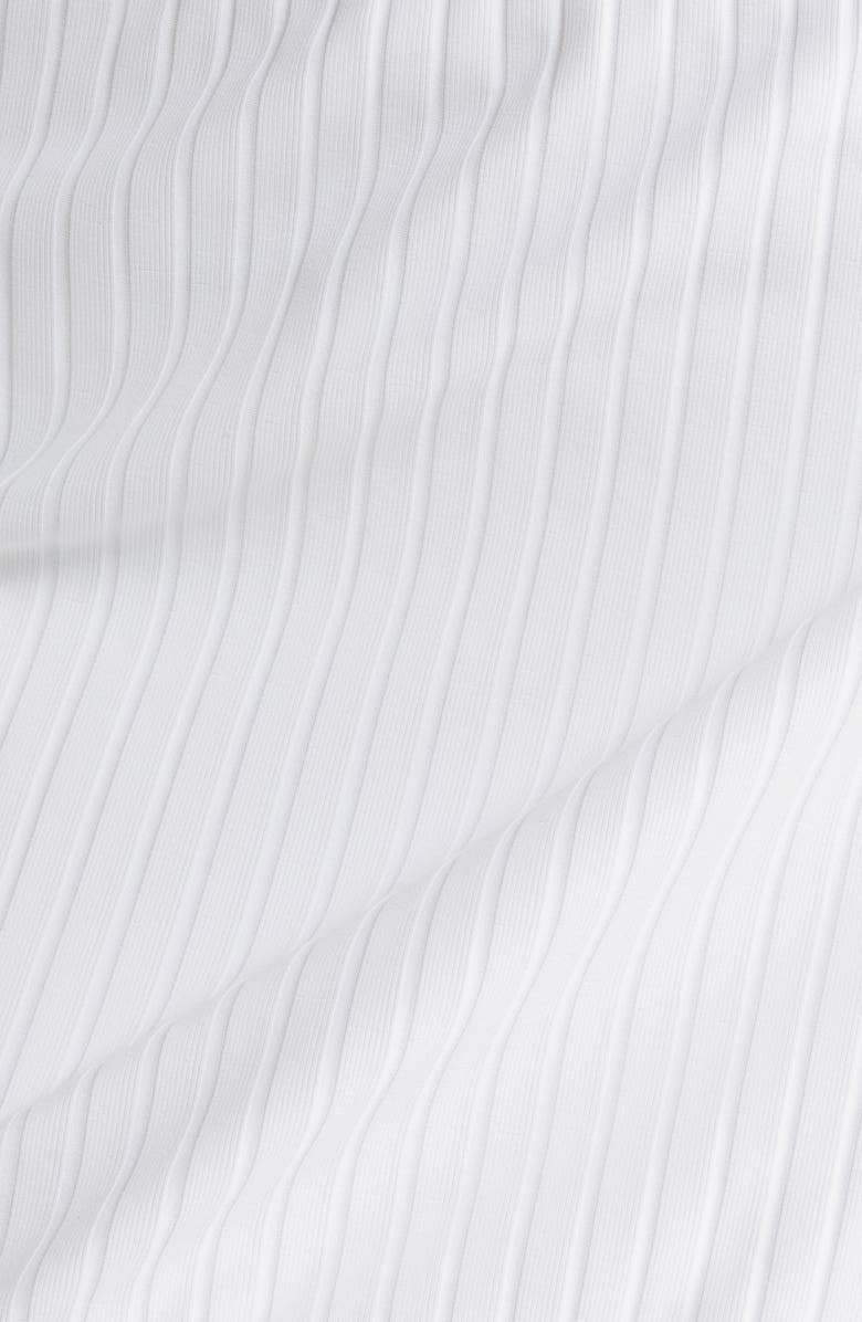 Solid & Striped Rib Cover-Up Miniskirt, Alternate, color, Marshmallow