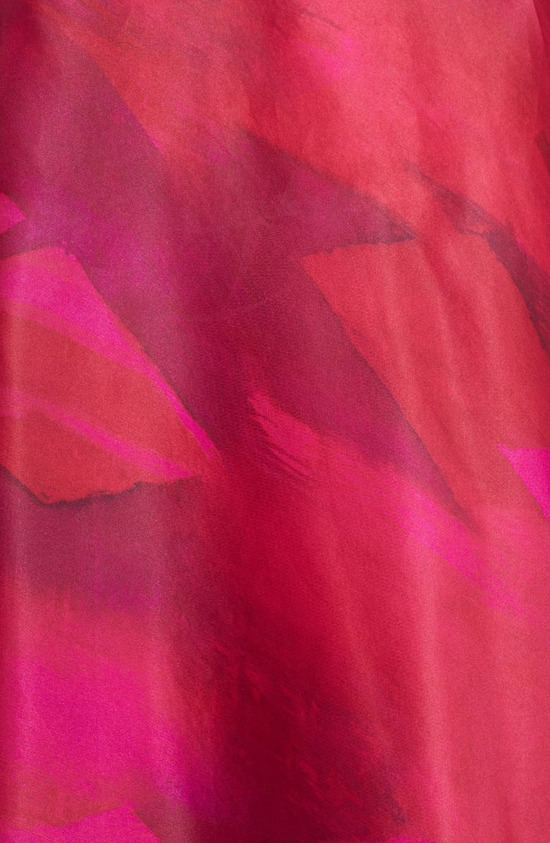 Mikael Aghal Ruched Silk Organza Strapless Gown, Alternate, color, 