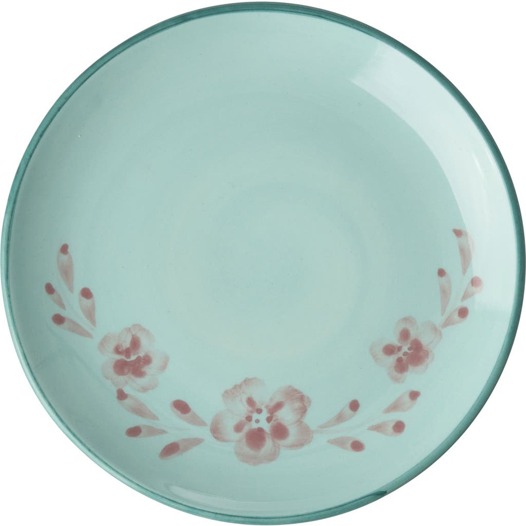 Rice By Rice Hand-painted Ceramic Cake Plate