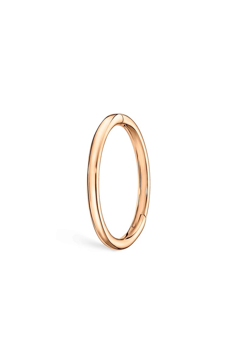 MARIA TASH Plain Clicker Hoop, Main, color, 14K Rose Gold