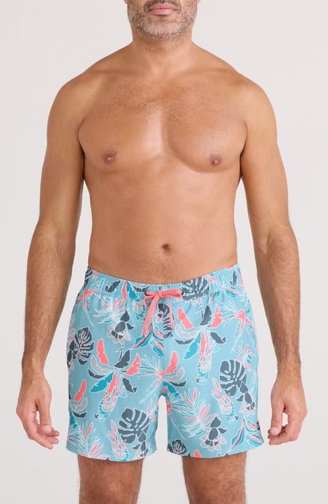 Oh Buoy 2N1 5-Inch Volley Swim Trunks