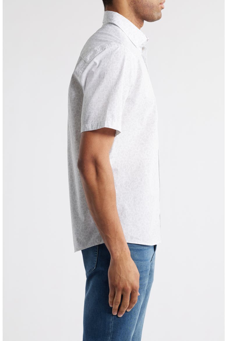 Briarwood Short Sleeve Button-Up Shirt, Alternate, color, LIGHT GREY