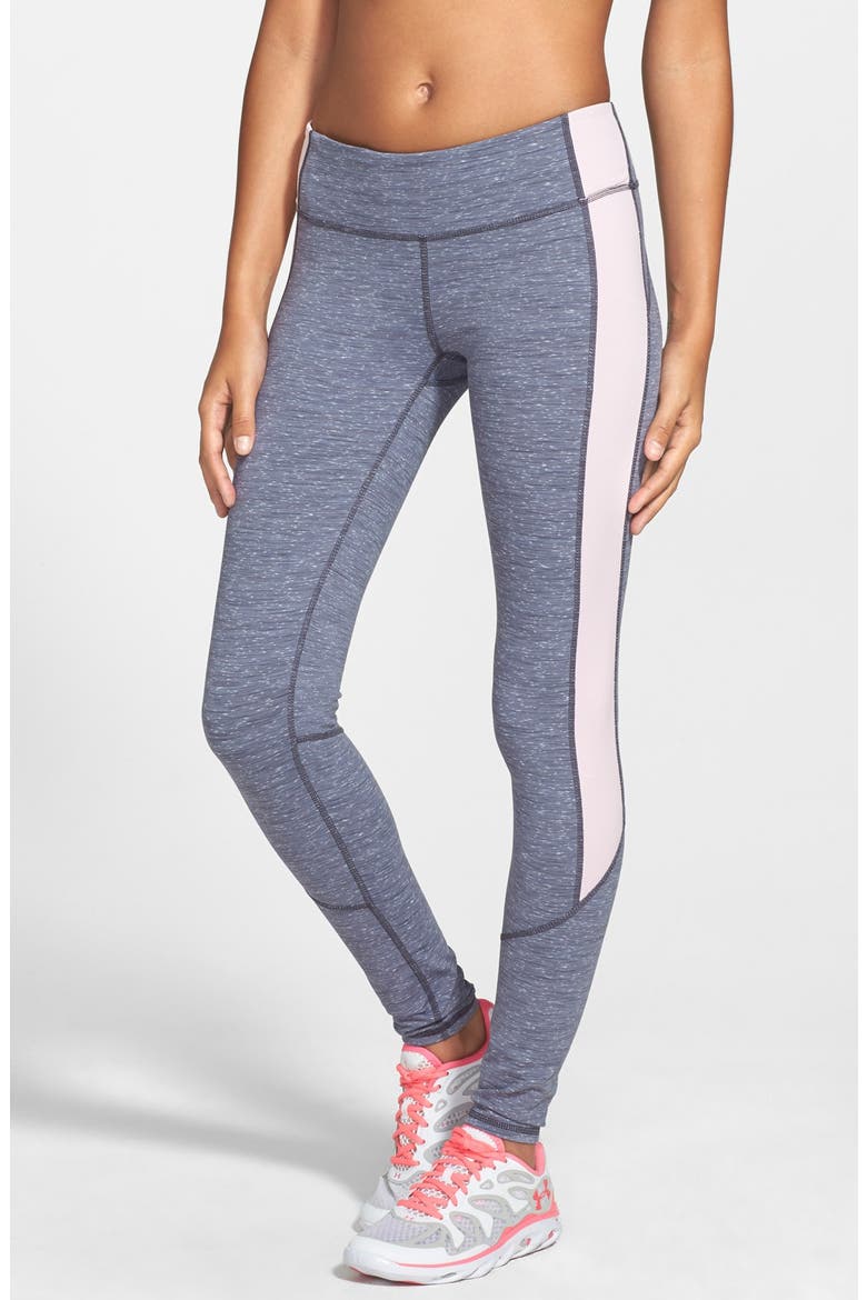 'Live In - Triple Blocked' Space Dye Leggings, Main, color, GREY SLATE