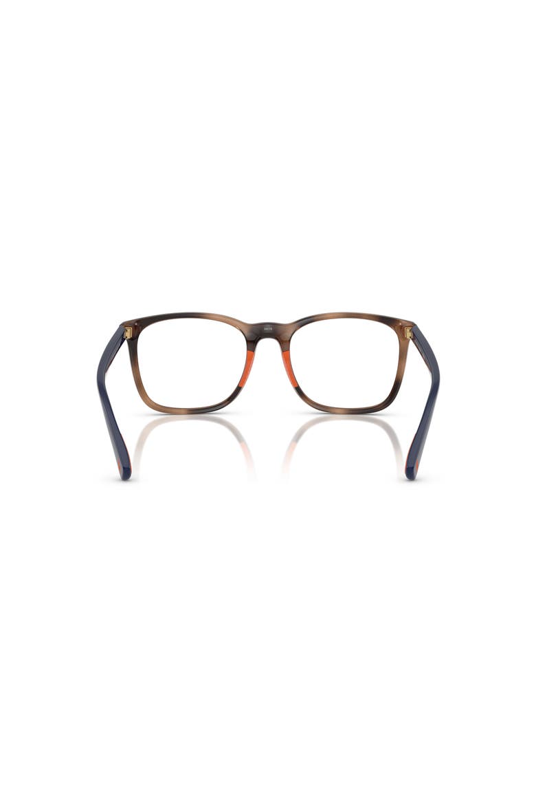 52mm Rectangle optical glasses, Alternate, color, Tortoise