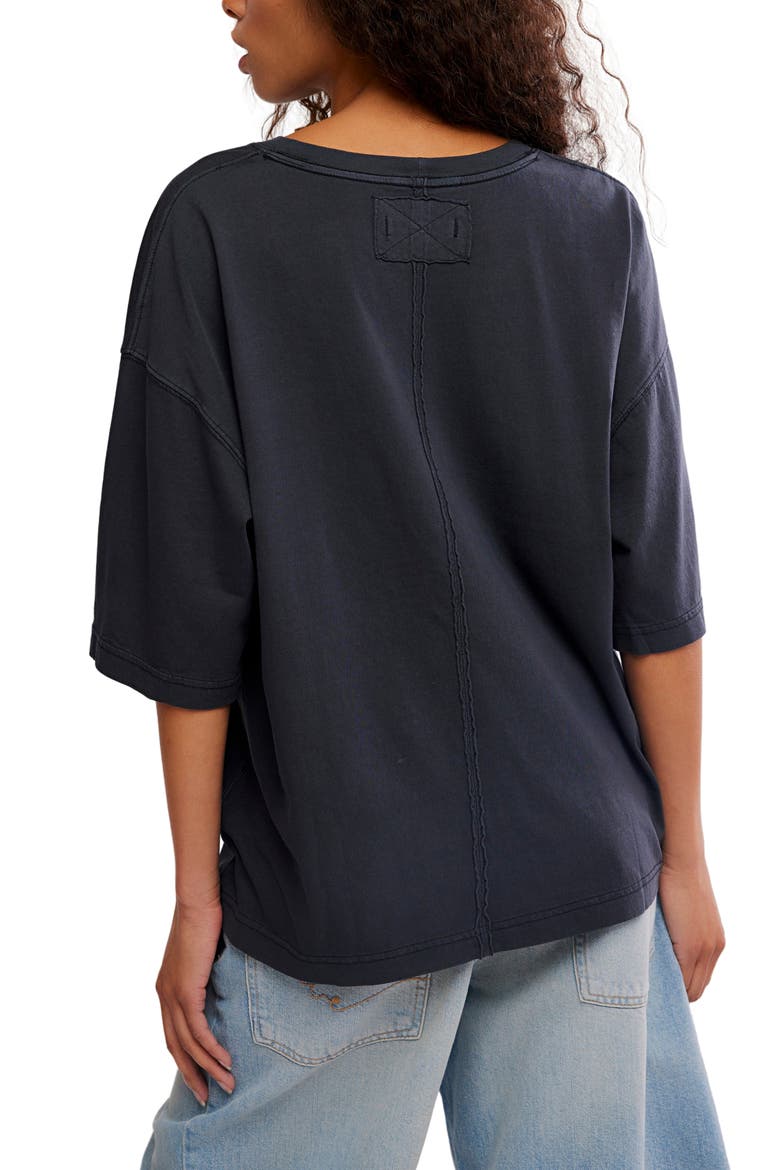 WTF Perfect Oversize Cotton T-Shirt, Alternate, color, BLACK