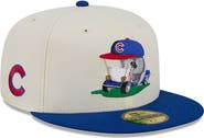 New Era Men's New Era Cream/Royal Chicago Cubs Bullpen Cart 59FIFTY Fitted Hat