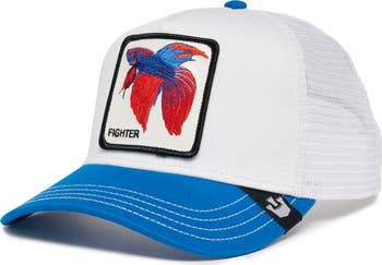 V2 Fighter Fish Patch Snapback Trucker Hat