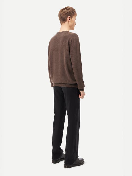 Gobi Mongolian Cashmere V-neck Sweater In Cocoa
