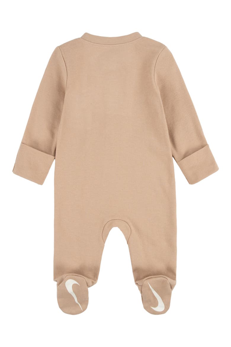 Essentials French Terry Footie, Alternate, color, HEMP