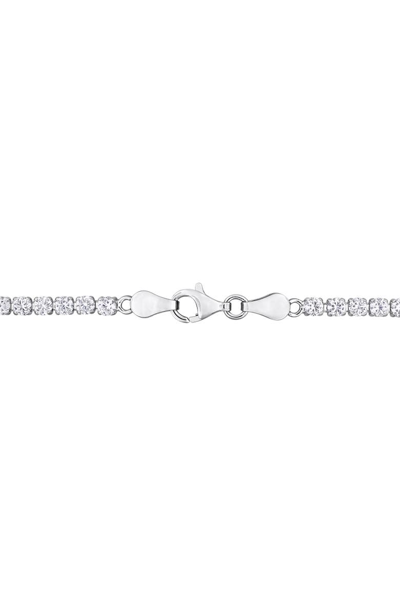 Julianna B. Gemstone Tennis Bracelet Sterling Silver, Alternate, color, White Sapphire/Sterling Silver
