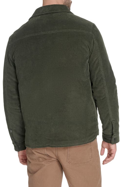 Levi's Corduroy Insulated Zip-up Jacket In Green
