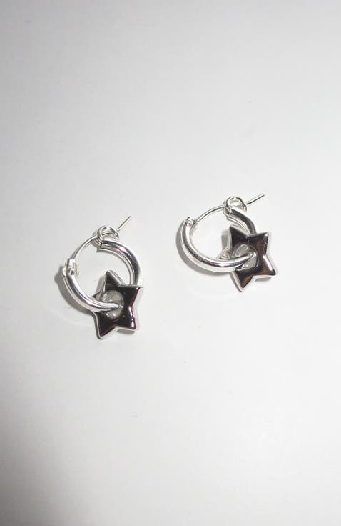 Lil Star Hoop Earrings