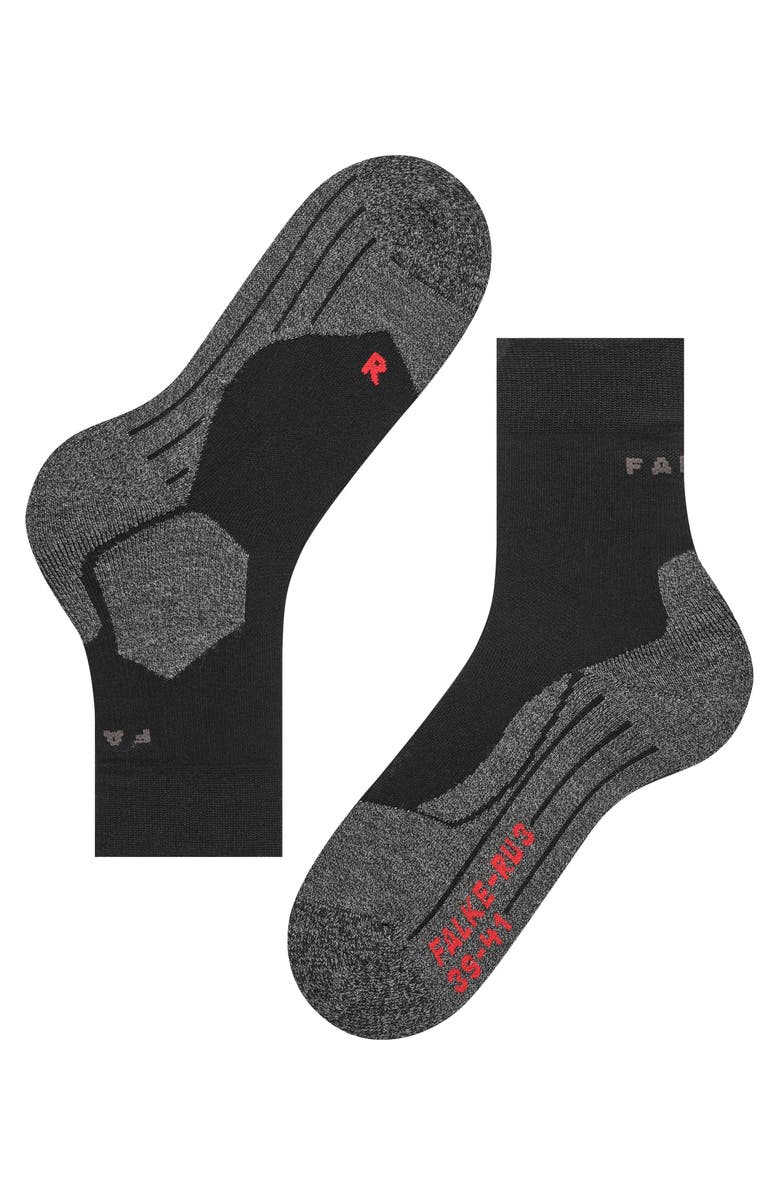 Falke RU3 Comfort Running Socks, Alternate, color, Black-Mix