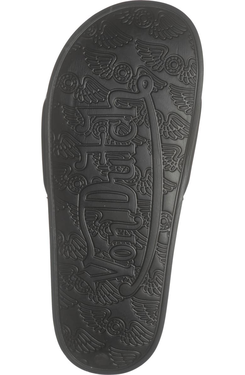 Von Dutch Icon Slide Sandal, Alternate, color, Black/ White