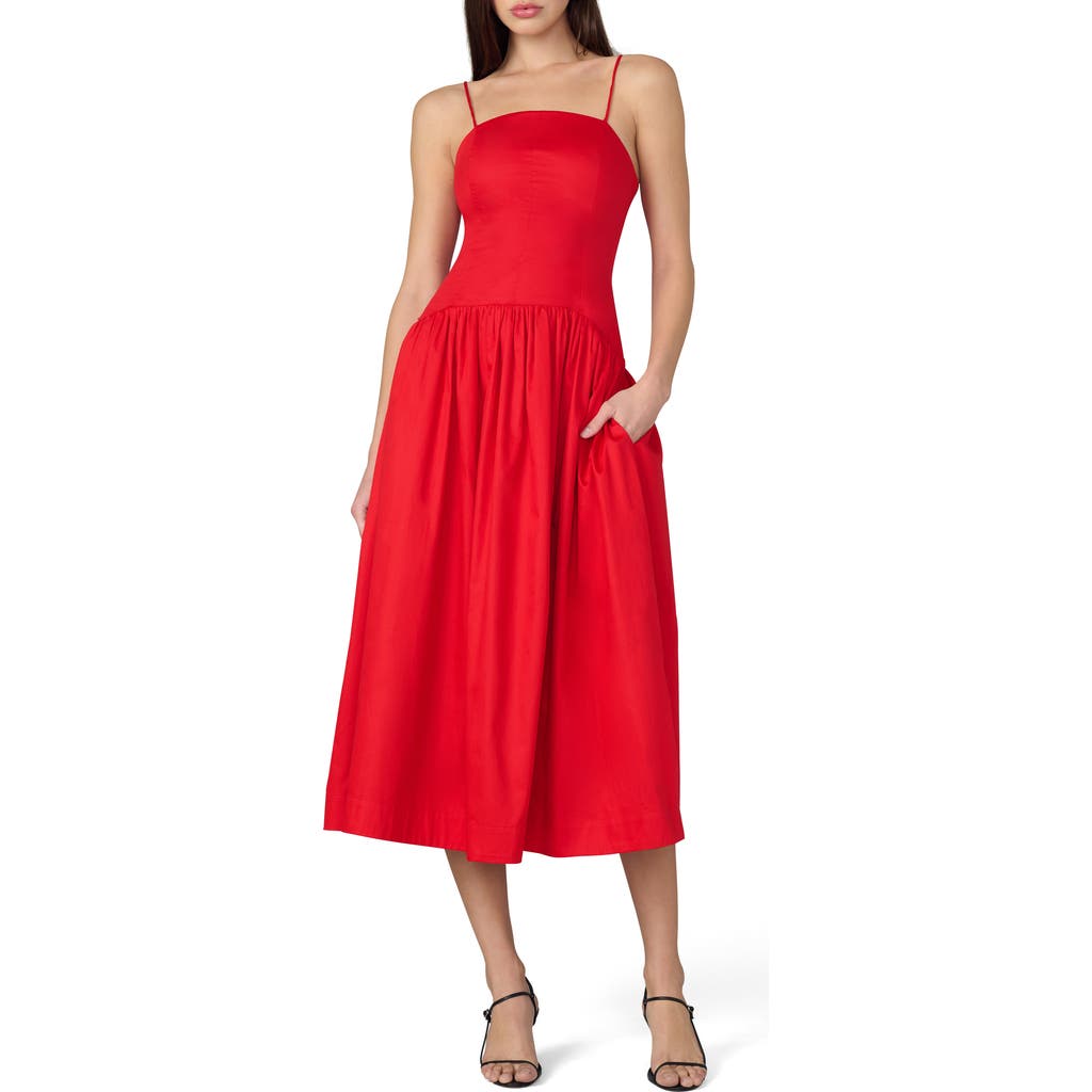 Joe's Jeans The Mara Tie-strap A-line Midi Dress