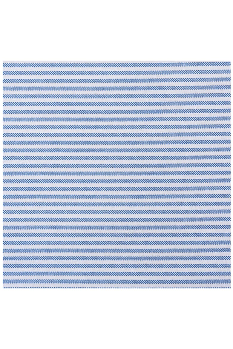 Oxford Stripe 200 Thread Count Cotton Percale Sheet Set, Alternate, color, BLUE/ WHITE