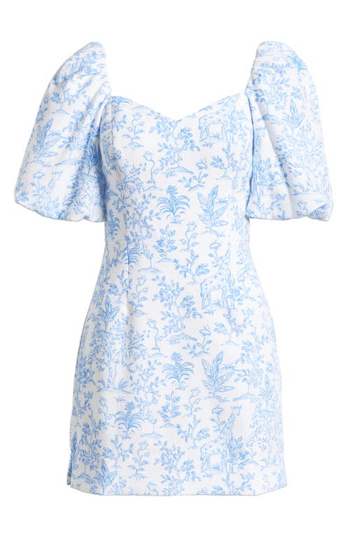 Lilly Pulitzer Justina Skirted Romper In Resort White Tall Tales