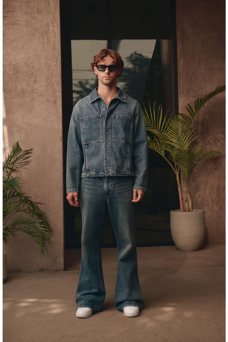 Hendrix Flare Leg Jeans, Alternate, color, RAIL