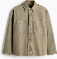 H&M Washed-look Twill Overshirt