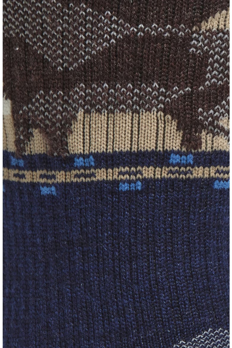 Hike Light Cushion Crew Socks, Alternate, color, DEEP NAVY