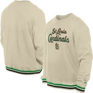 New Era Men's New Era  Cream St. Louis Cardinals St. Patrick's Day Twill Pullover Sweatshirt
