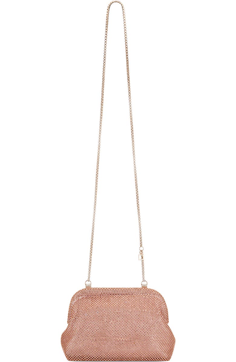 Rafe New York Brooke Diamante Frame Clutch, Alternate, color, Apricot