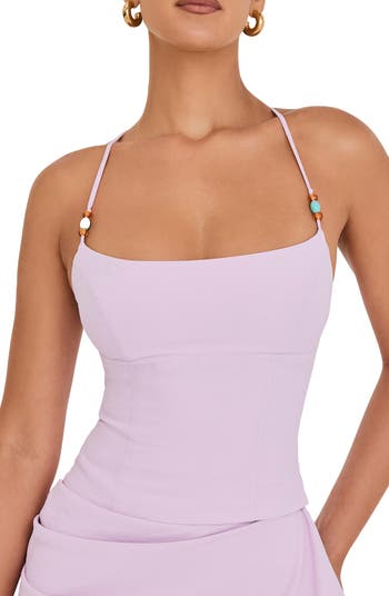Mistress Rocks Beaded Crop Camisole | Nordstrom Mistress Rocks Beaded Crop Camisole | Nordstrom