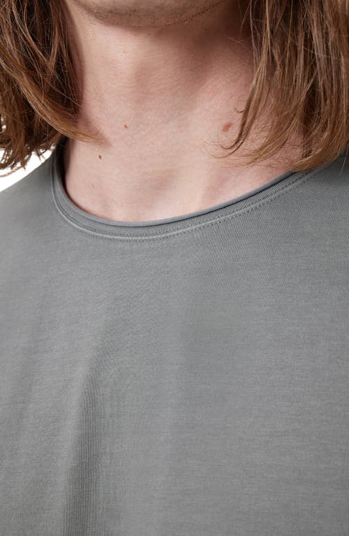 Allsaints Bodega Crew Neck T-shirt In Fossil Grey