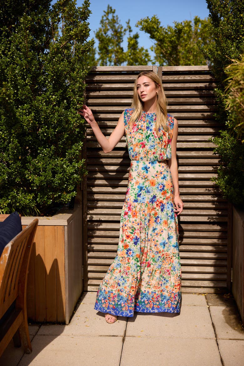 Amelia Dress, Alternate, color, Valley of Flowers