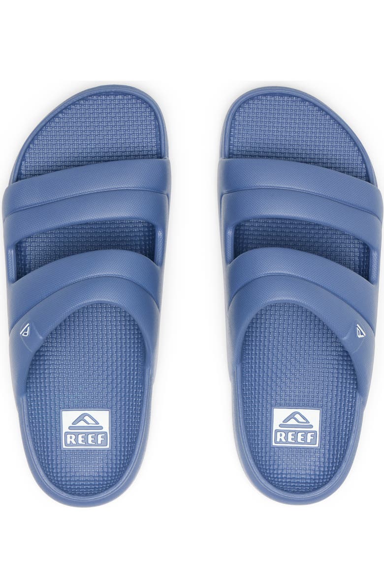 Reef Oasis Two-Bar Slide Sandal, Alternate, color, Blue Dusk