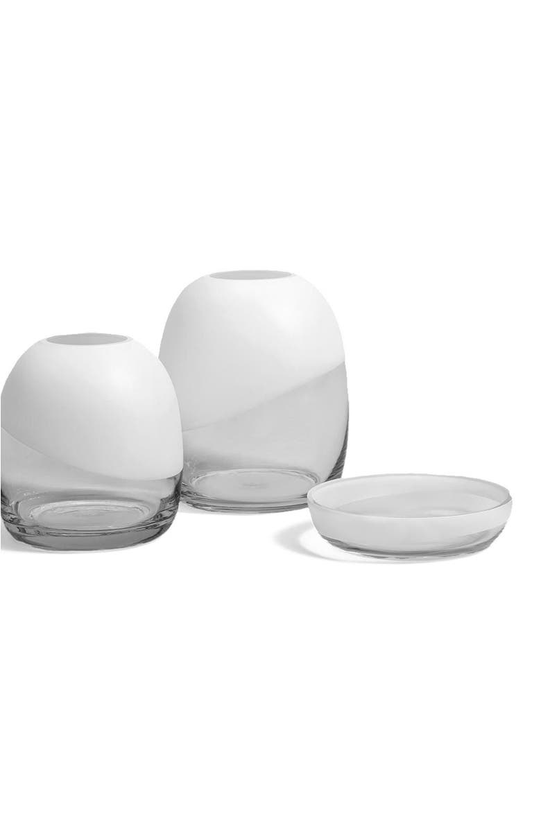 Togas Ayres Flower Vase, Alternate, color, White