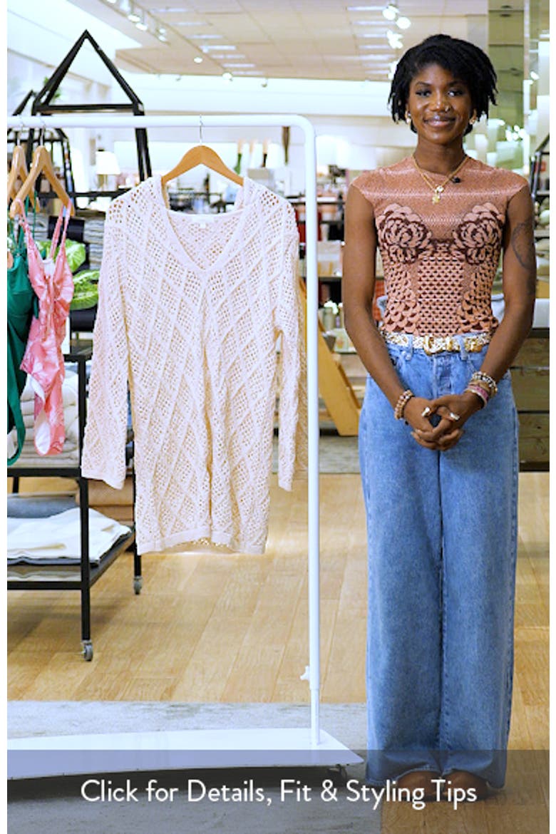Crochet Cover-Up Minidress video