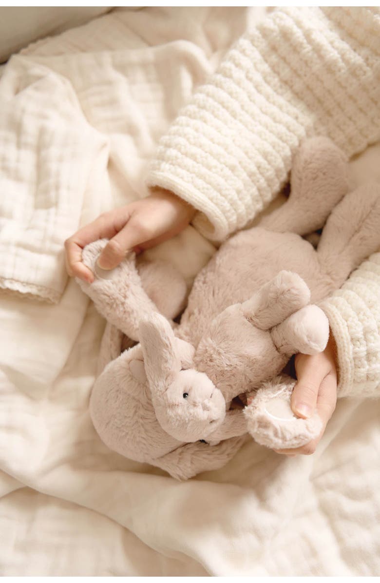 Snuggle Bunnies Stuffed Animal Frankie the Hugging Bunny, Alternate, color, Brulee Plush