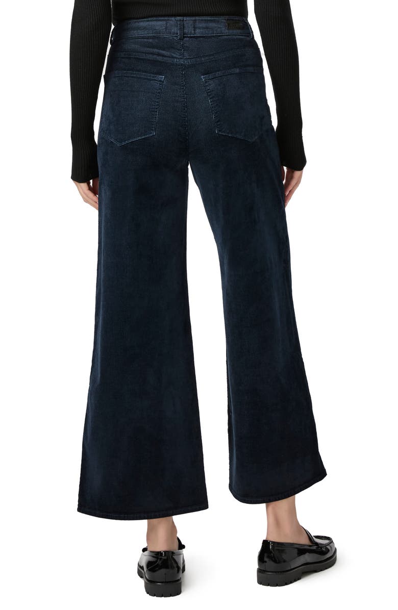PAIGE Harper High Waist Ankle Wide Leg Corduroy Pants, Alternate, color, Dpnvy