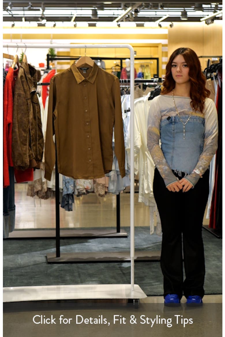 Classic Fit Satin Charmeuse Shirt video