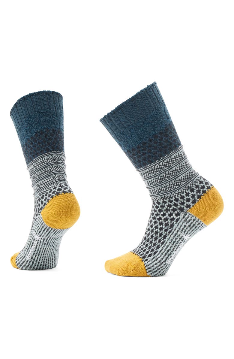 Smartwool Everyday Popcorn Cable Knit Merino Wool Blend Crew Socks, Main, color, 
