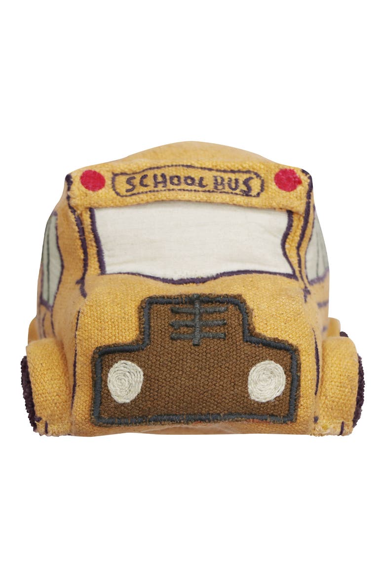 Kids' School Bus Toy N' Ride Bag, Alternate, color, HONEY DARK GREY NATURAL RED
