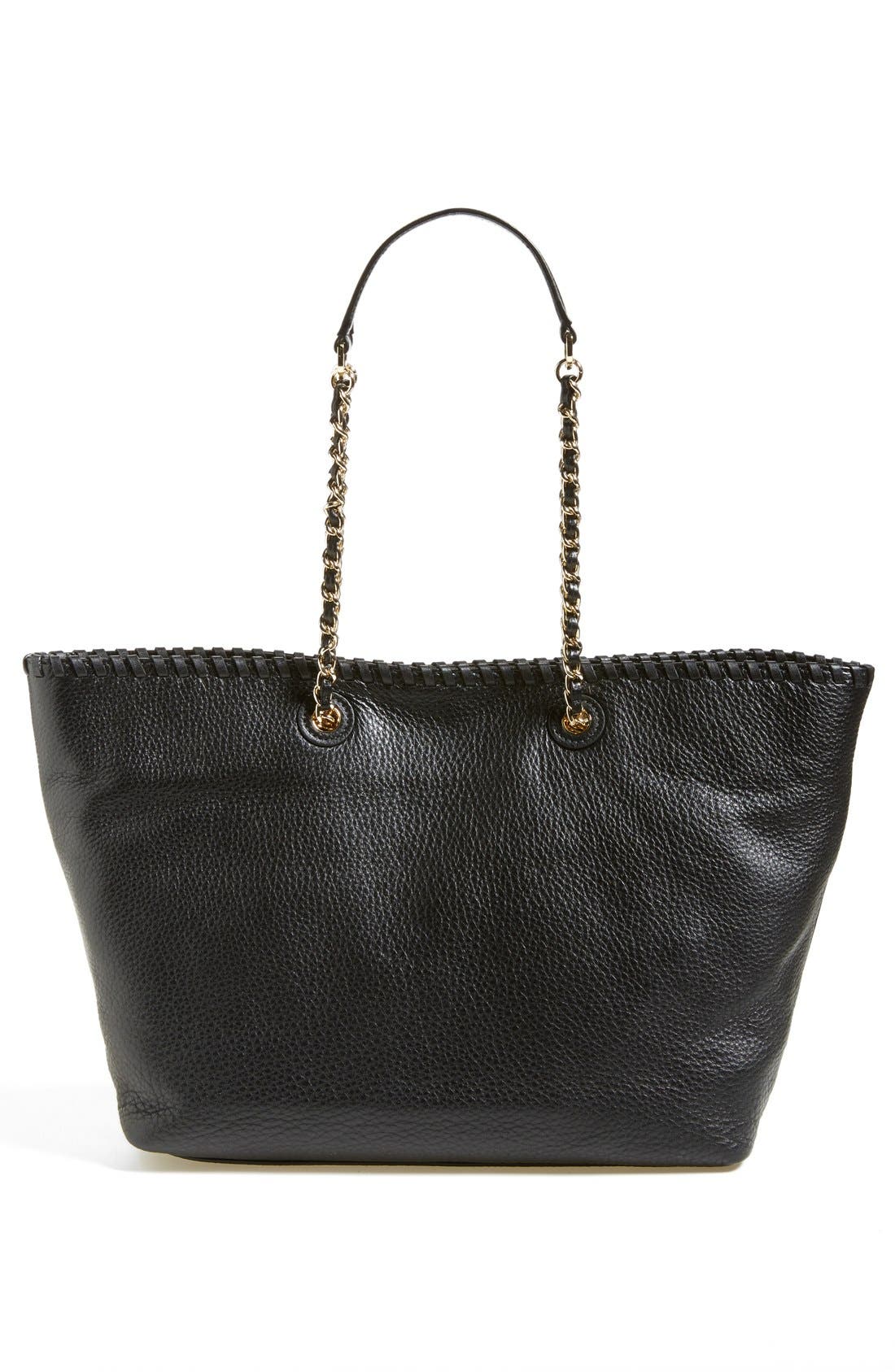Tory Burch 'Marion' Leather Tote, Alternate, color, 