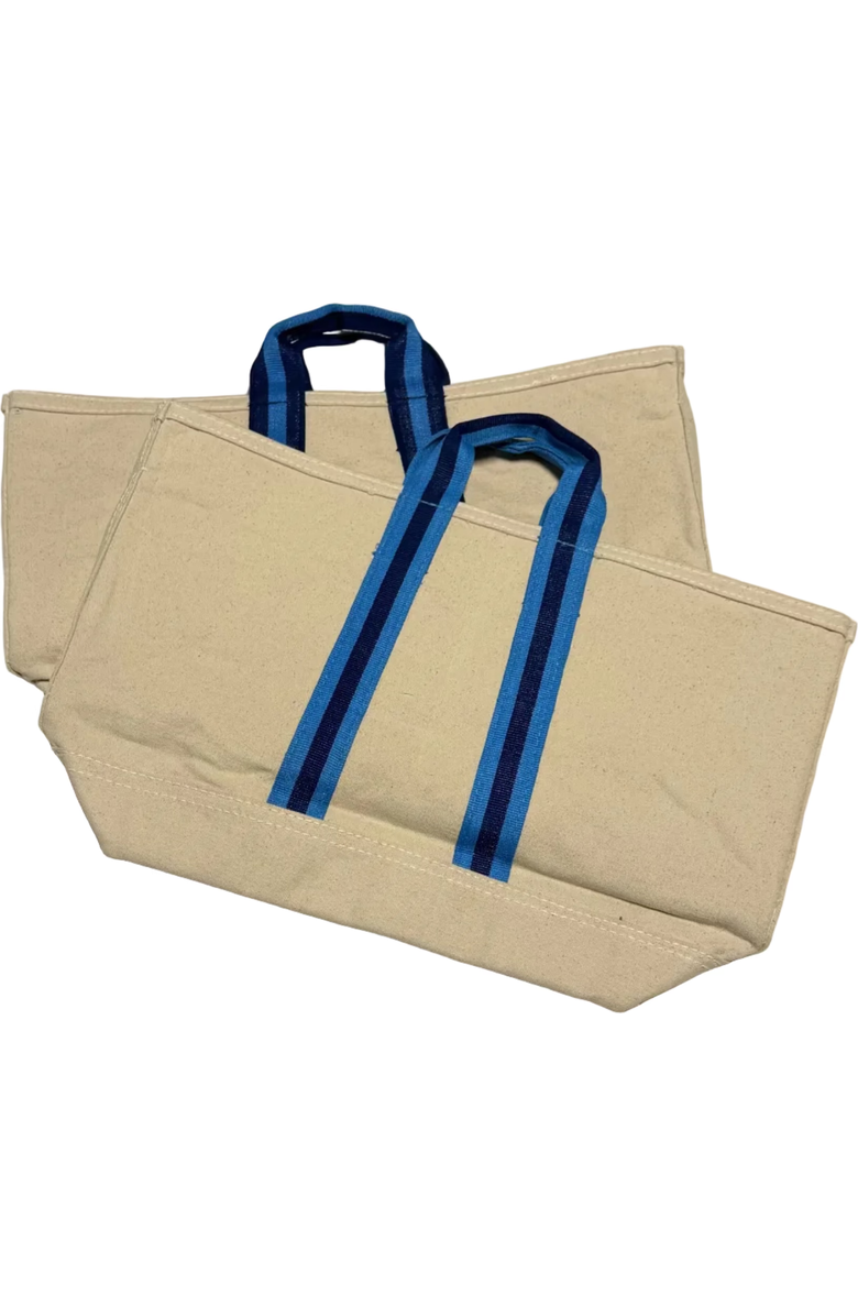 PUEBCO College Tote Bag - Library, Main, color, Brown X White