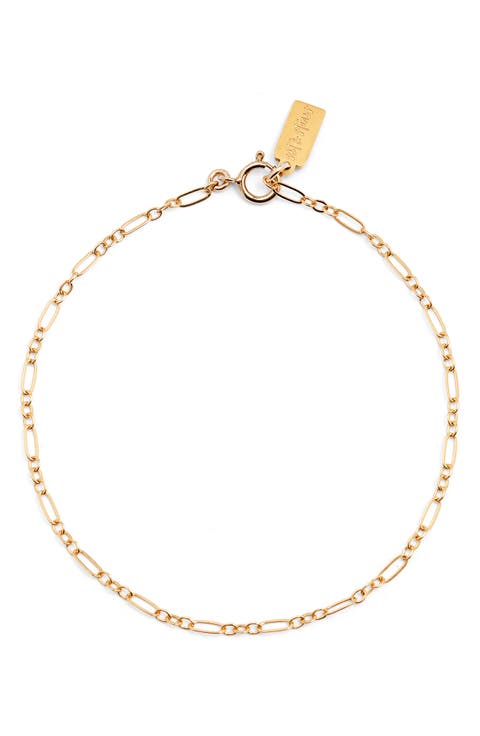 Bridgette Paperclip Station Bracelet