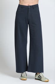 APNY Barrel Leg Knit Ankle Pants