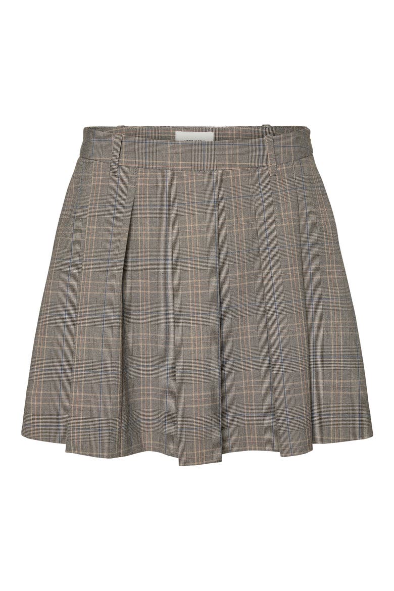 Tracy Check Pleated Miniskirt, Alternate, color, BUNGEE CORD CHECKSCHECK