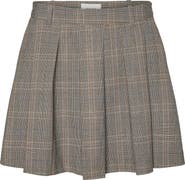 VERO MODA Tracy Check Pleated Miniskirt