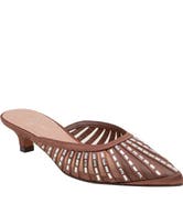 Linea Paolo Inka Pointed Toe Kitten Heel Mule