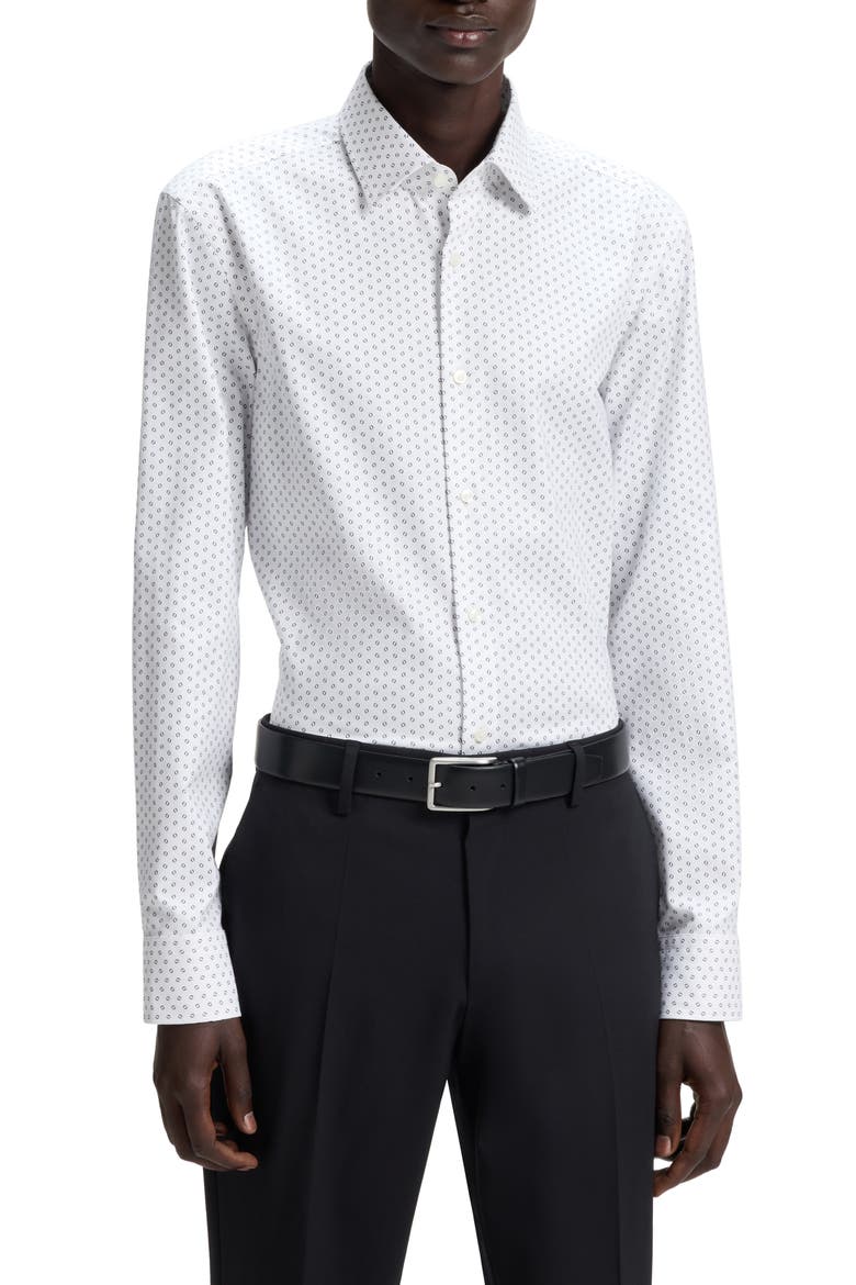 H-Hank Kent Dress Shirt, Main, color, WHT