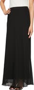 Alex Evenings Chiffon A-Line Skirt