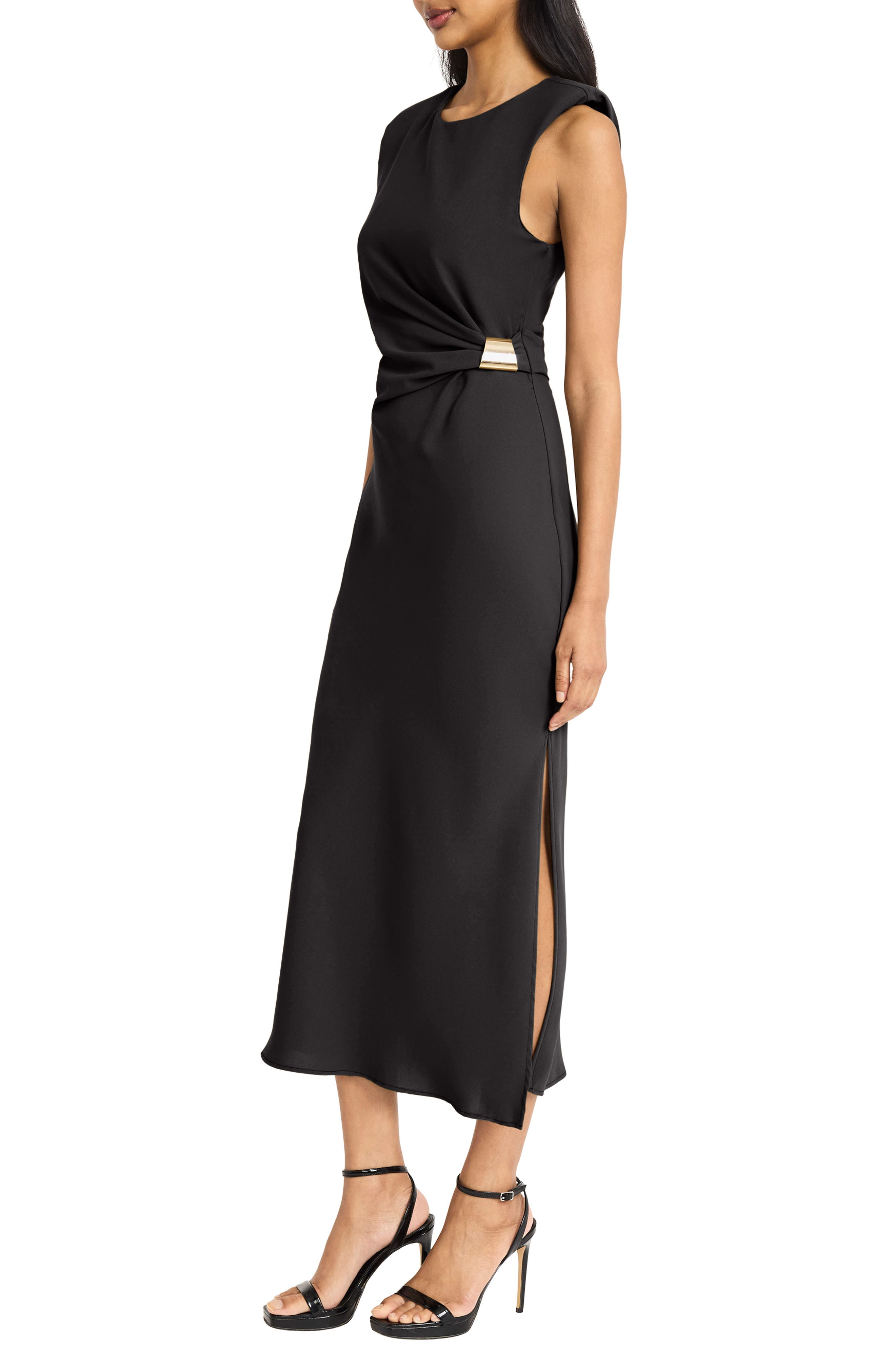 helsi kaia 3d floral strapless midi dress KAIA Helsi